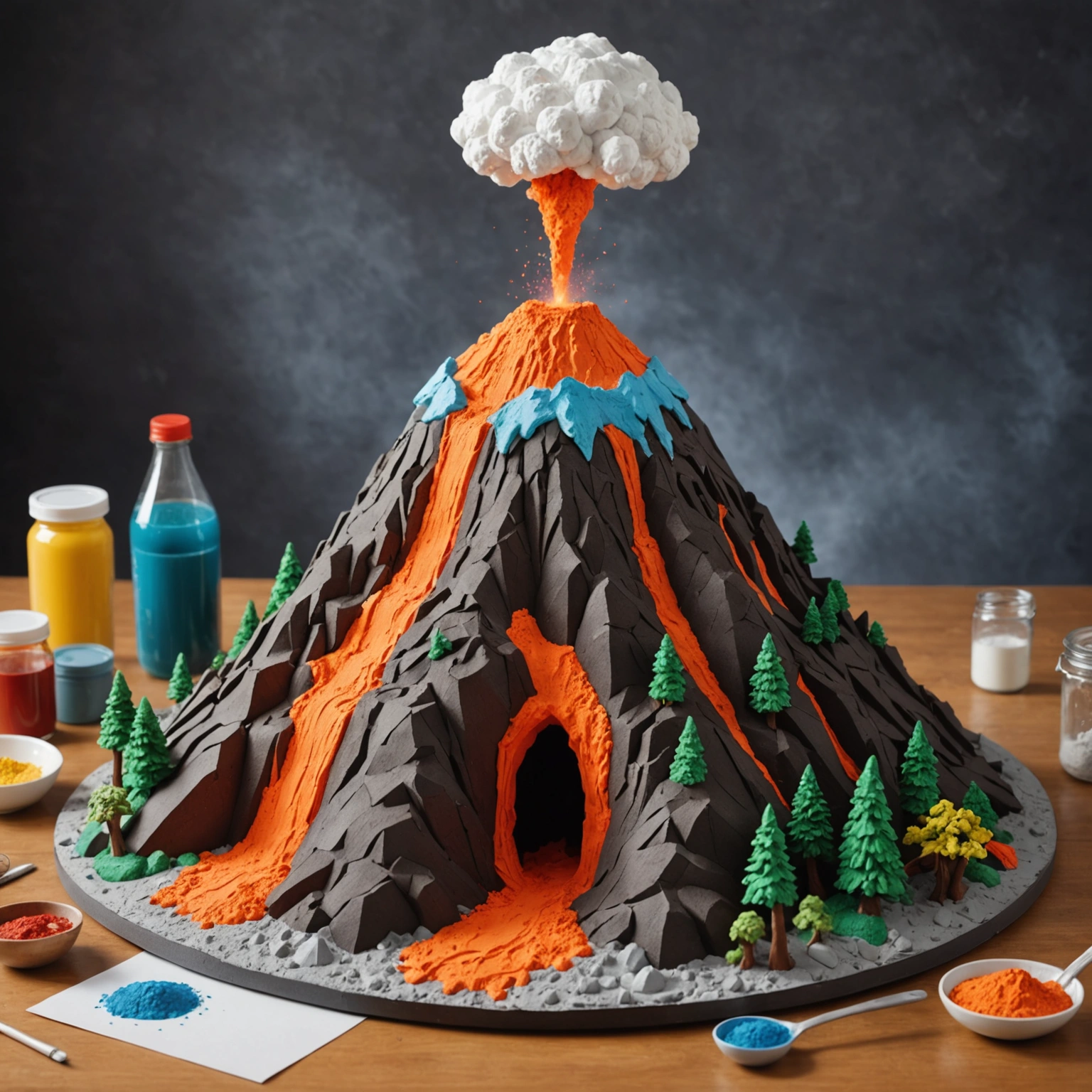 Как сделать вулкан дома: из соды и уксуса – захватывающий опыт для всей семьи