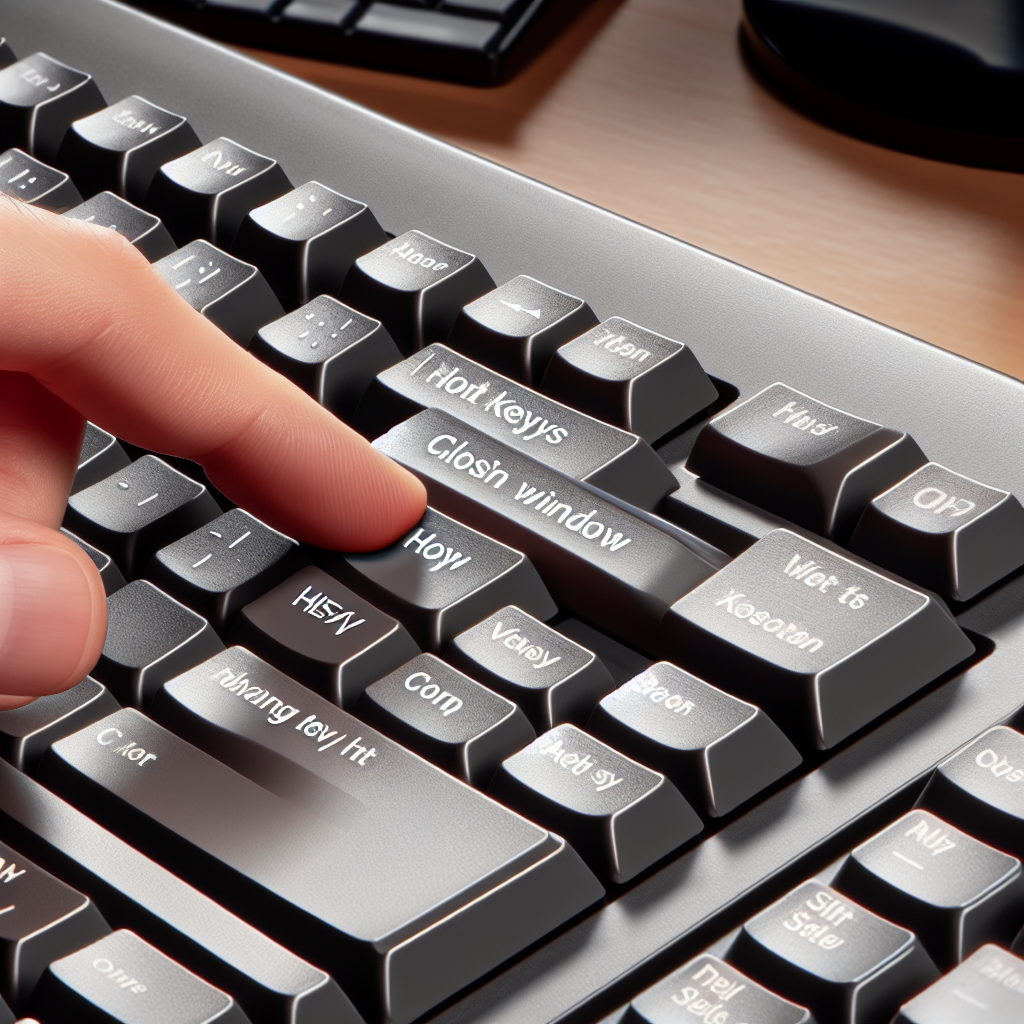 Закрыть окно горячие клавиши: Полное руководство