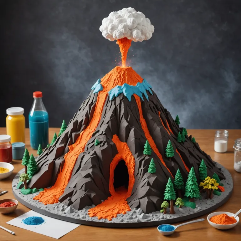 Как сделать вулкан дома: из соды и уксуса – захватывающий опыт для всей семьи