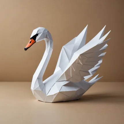 Как сделать оригами лебедя: классический и модульный подходы